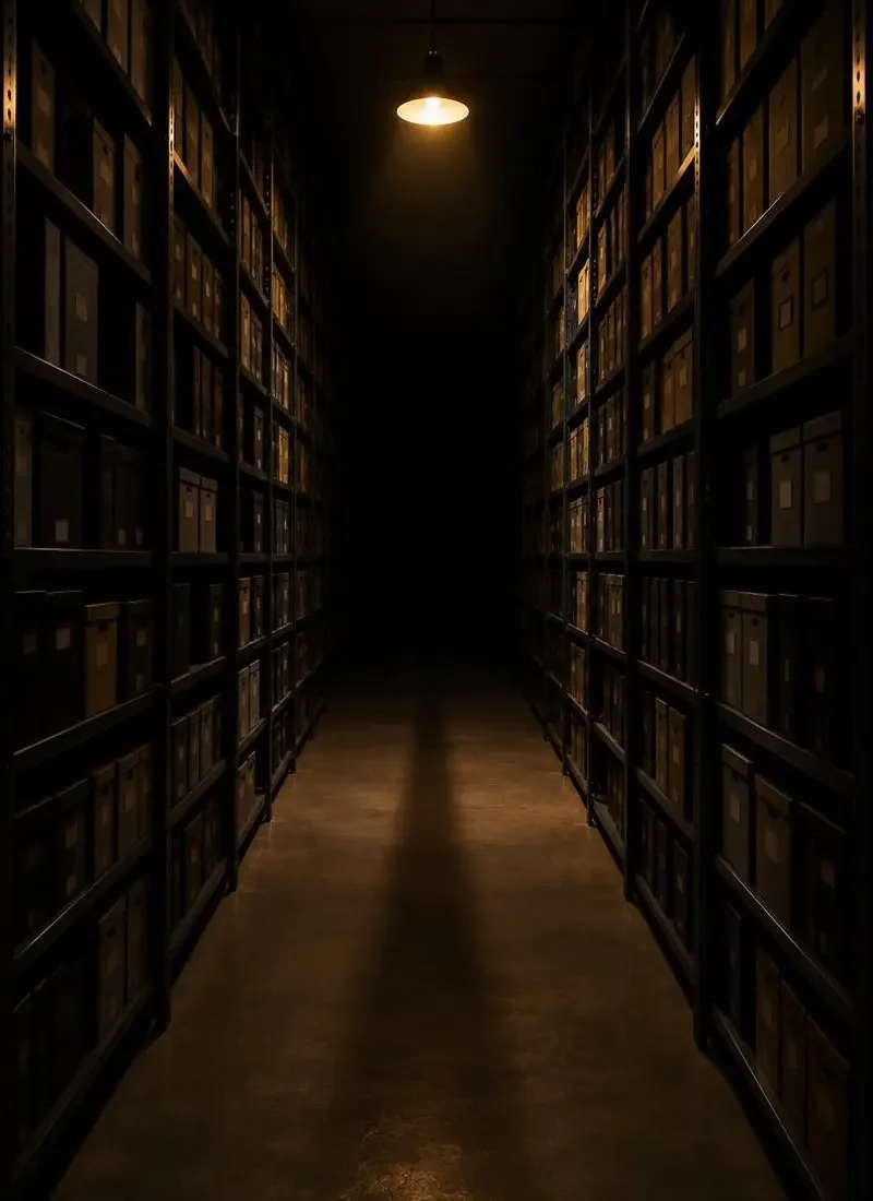 第九档案室（Archive Room Nine）主视觉，一间不该存在的档案室，和它保管的三十部片。